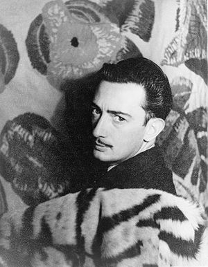 Salvador Dalí photographié par Carl van Vechten, le 29 novembre 1939.